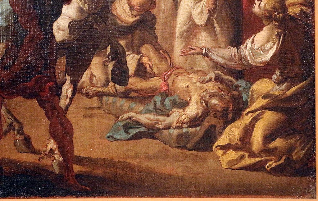 Miracolo di San Francesco Saverio - dettaglio